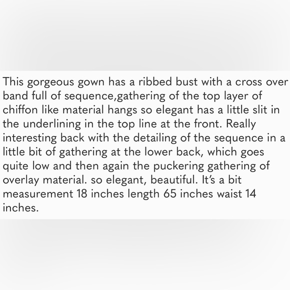 La Femme purple gown, size 2. See measurements dress size medium - Picture 13 of 13